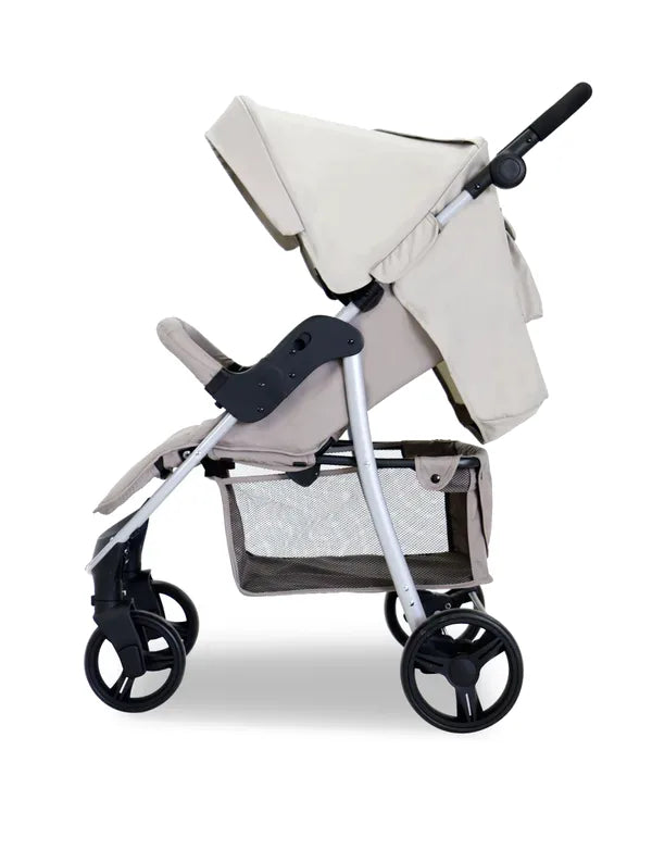 Klapvogn Amerika Justerbar – Beige – Asalvo