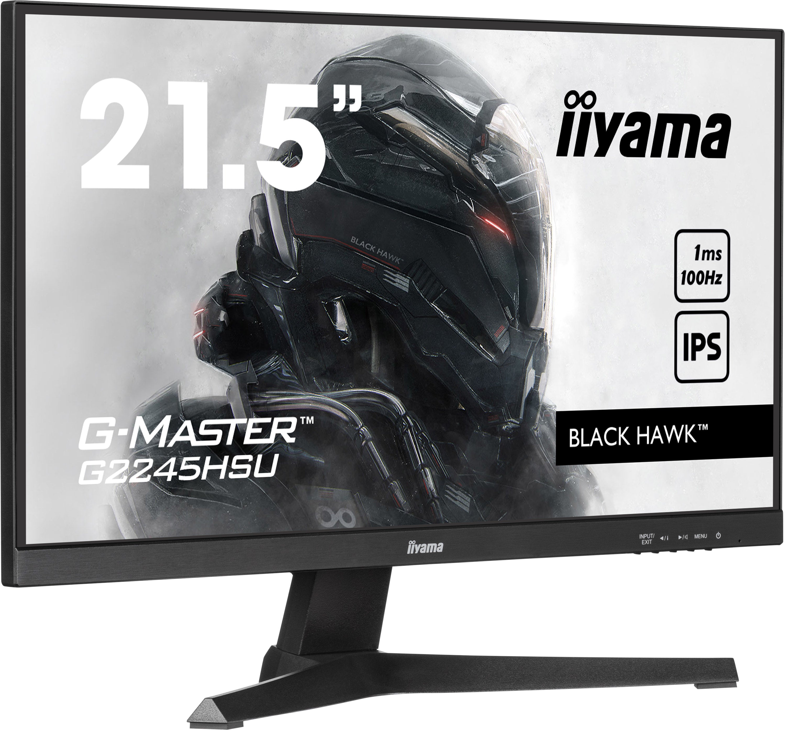 iiyama G-MASTER Black Hawk G2245HSU-B2 22 IPS 1920 x 1080 (Full HD) HDMI DisplayPort 100Hz
