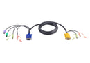 ATEN 2L-5303P Tastatur- / mus- / video- / lydkabel