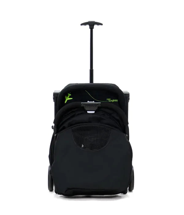 Klapvogn Flight Travel+ – Sort, grøn – Asalvo