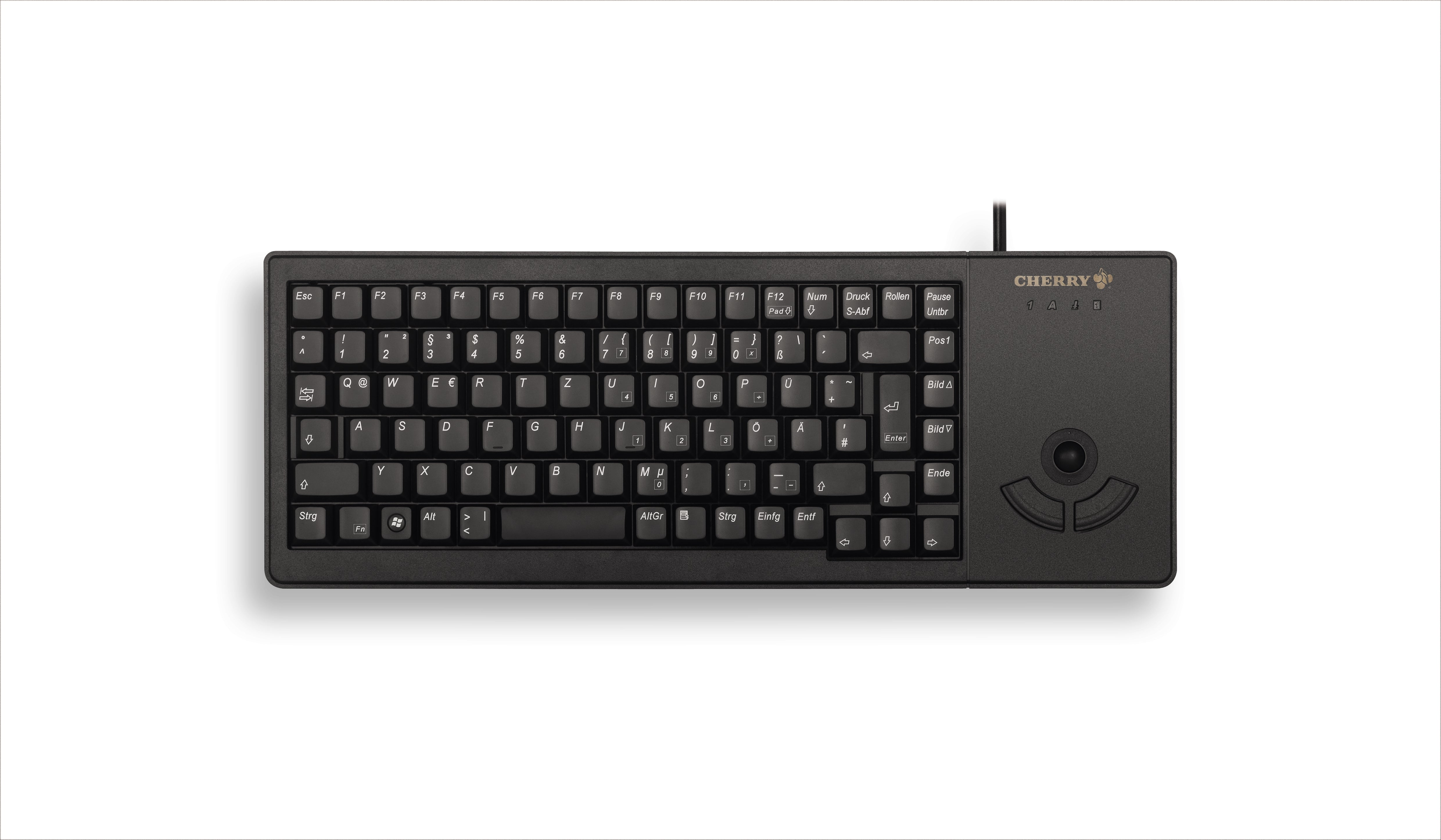 CHERRY G84-5400 XS Trackball  Tastatur Mekanisk Kabling Fransk