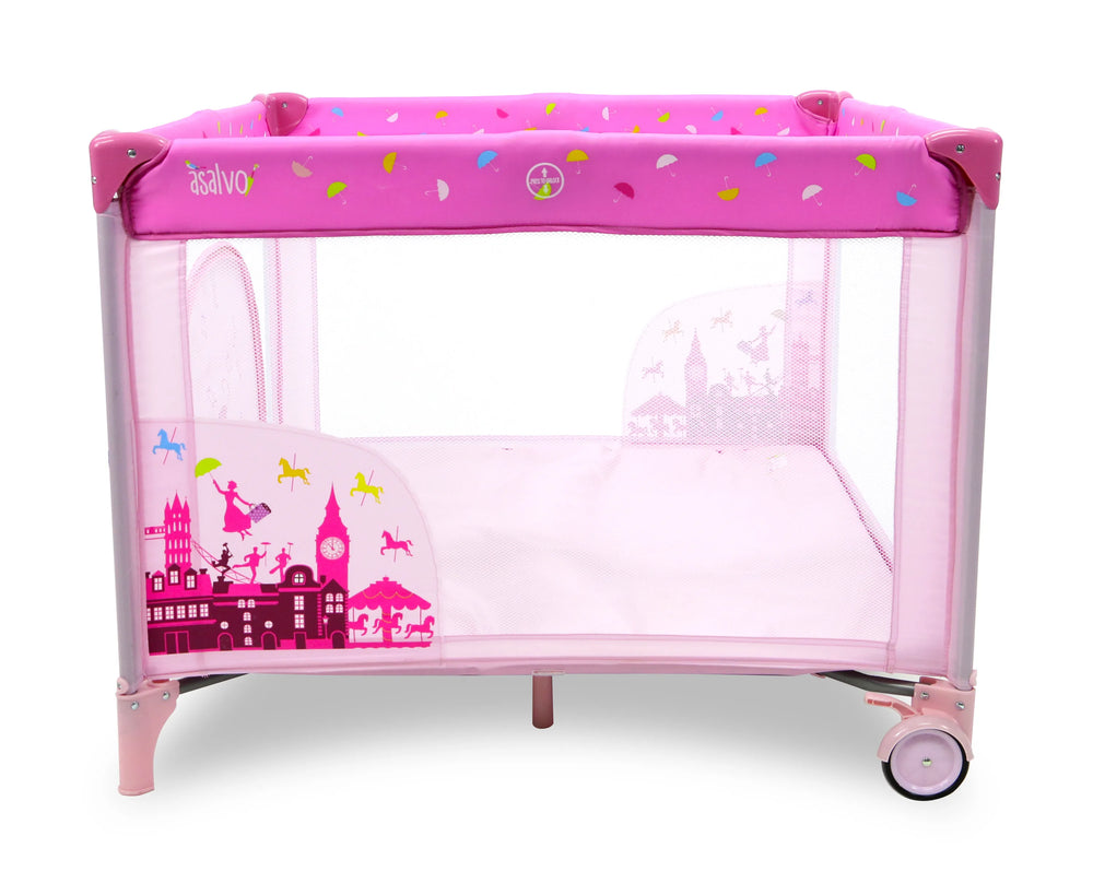 Kravlegård London 99 X 99 Cm Foldbar – Pink – Asalvo