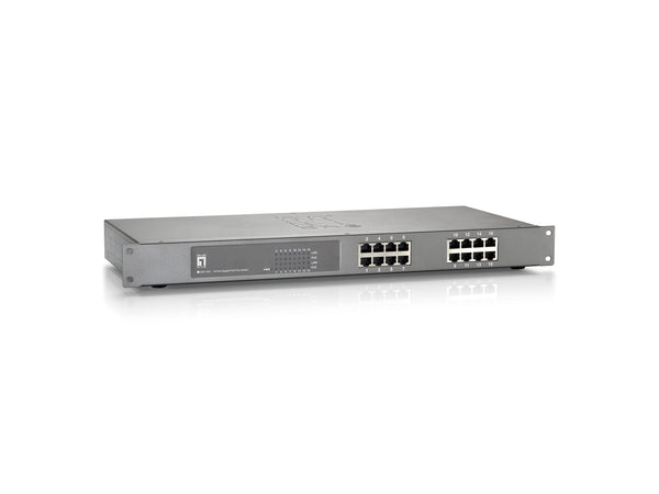 LevelOne GEP-1621 Switch 16-porte Gigabit  PoE+