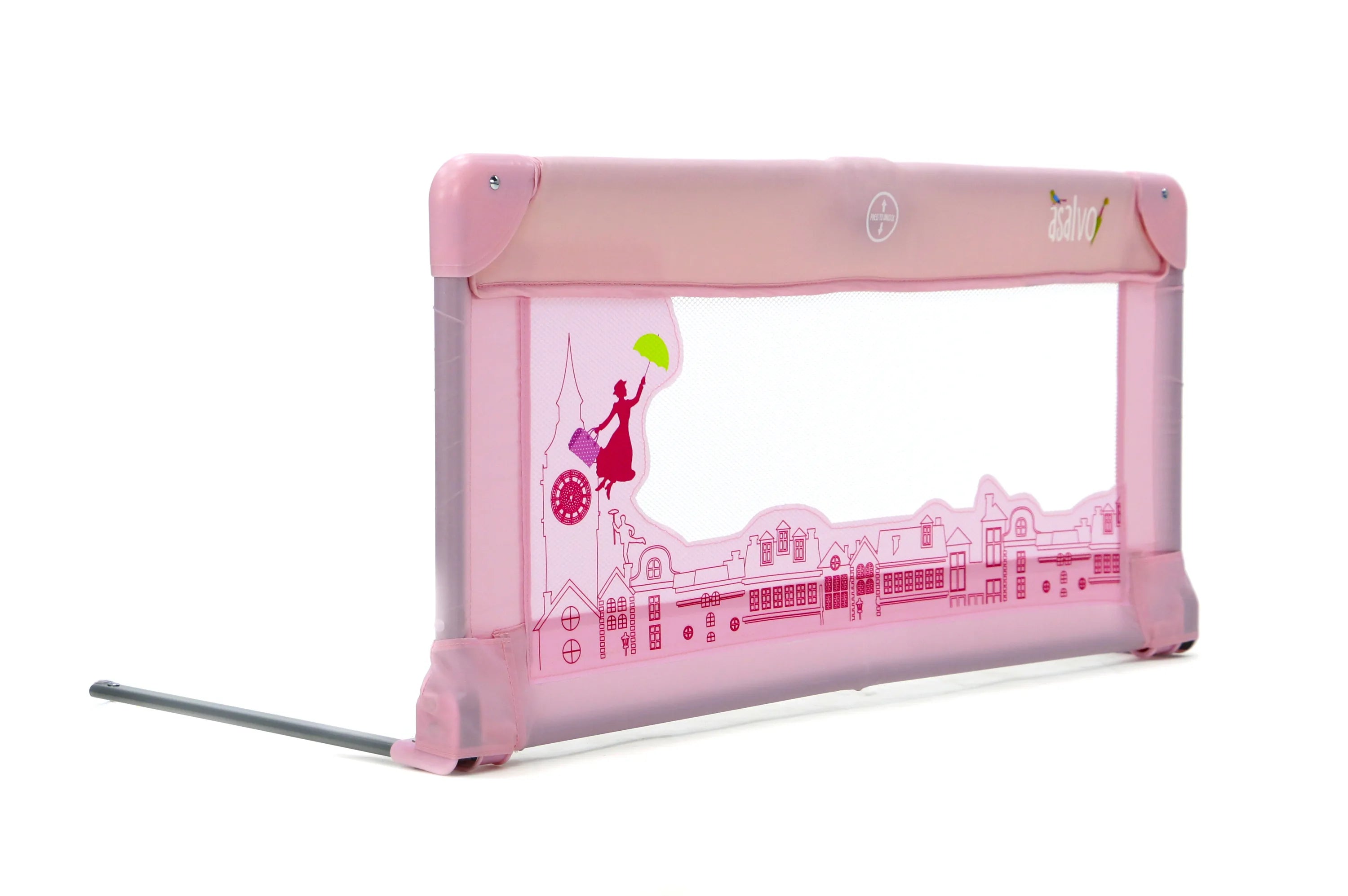 Sengehest 90 cm London foldbar, aftagelig og sikker montering — Asalvo