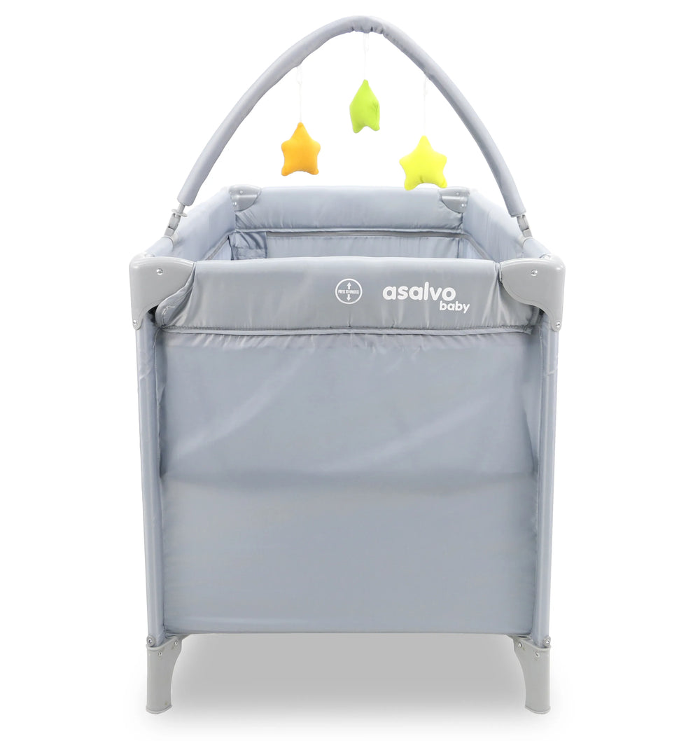 Weekendseng Complet Duo Med Indsats Foldbar – Måne – Asalvo