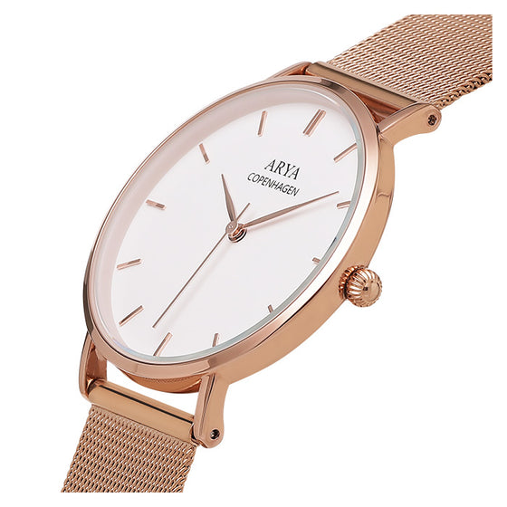 Arya Copenhagen Ethereal - Rose Gold Mesh dameur