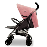 Klapvogn Mombi Justerbar – Rosa – Asalvo