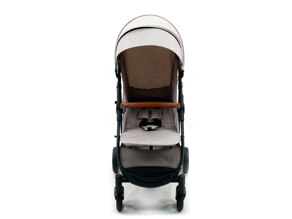 Klapvogn Manchester Justerbar – Beige – Asalvo