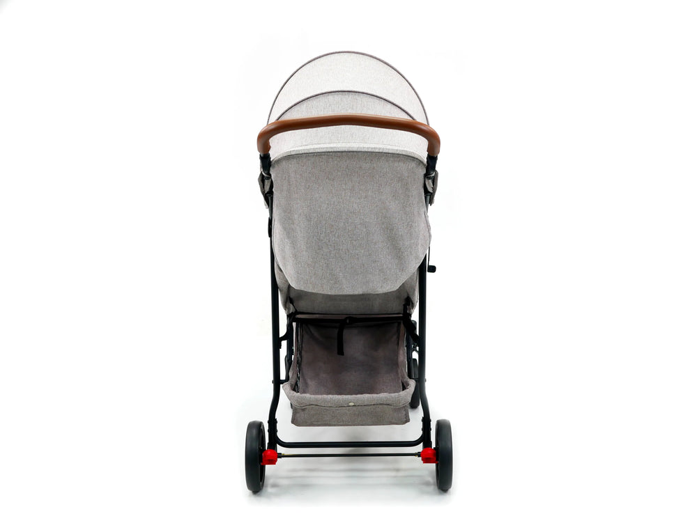 Klapvogn Manchester Justerbar – Beige – Asalvo