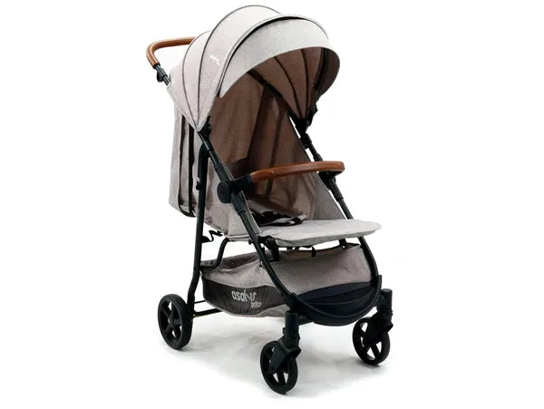 Klapvogn Manchester Justerbar – Beige – Asalvo