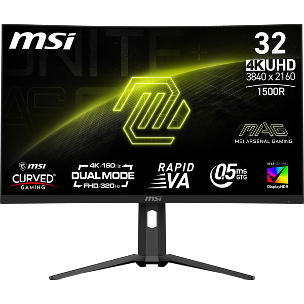 MSI MAG 321CUPDF computerskærm 80 cm (31.5) 3840 x 2160 pixel 4K Ultra HD LCD Sort