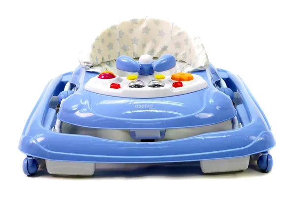 Gåstol Baby Justerbar – Blå stjerner – Asalvo