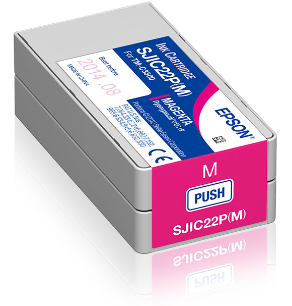 Epson SJIC22P(M) Magenta Blæk C33S020603
