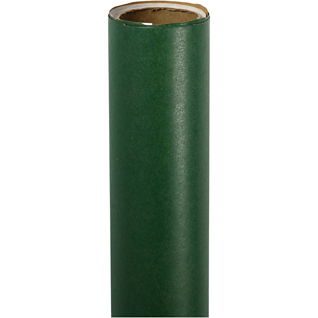 Gavepapir, B: 50 cm, 60 g, grøn, 5 m/ 1 rl.