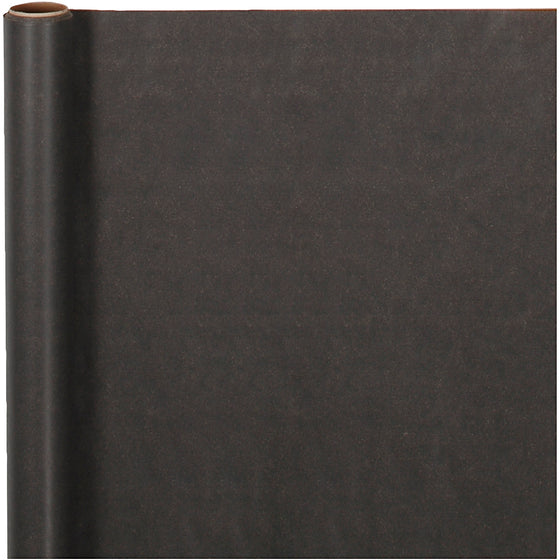 Gavepapir, B: 50 cm, 60 g, sort, 5 m/ 1 rl.