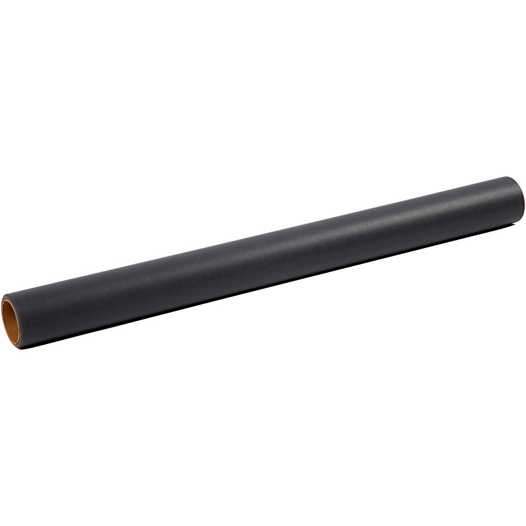 Gavepapir, B: 50 cm, 60 g, sort, 5 m/ 1 rl.