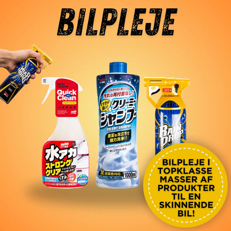 bilpleje og tilbehør