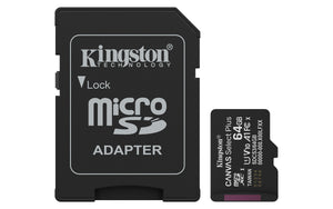 Kingston Canvas Select Plus microSDXC UHS-I Memory Card 64GB 100MB/s