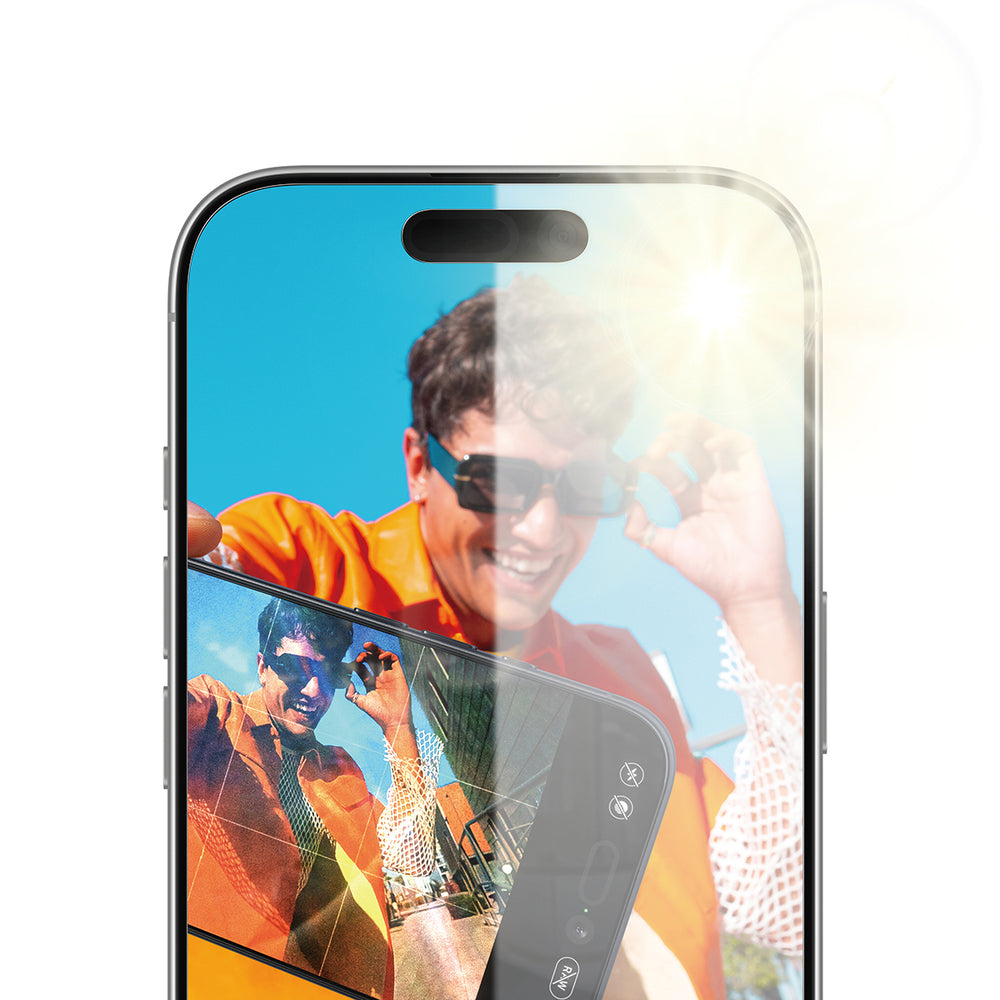 PanzerGlass Anti-Reflective Armor Skærmbeskytter til iPhone 17 / iPhone 16 Pro