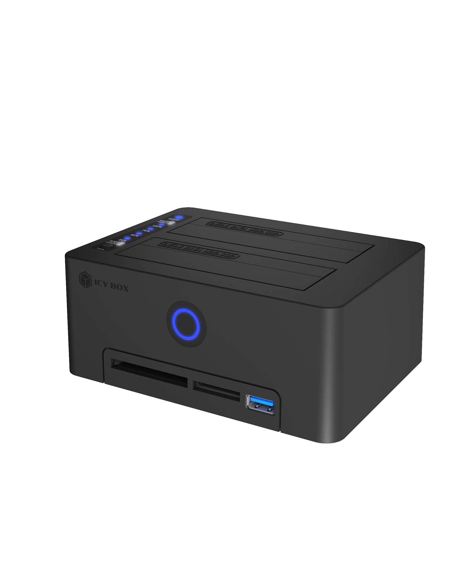 *ICY BOX IB-1233CL-CR     2x 2,5/3,5 SSD/HDD, CR