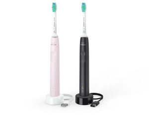 Philips 3100 Series HX3675 Tandbørstesæt Sort Pink