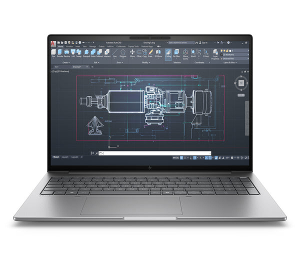 HP ZBook 8 G1i Intel Core Ultra 7 255H Mobil workstation 40,6 cm (16) WUXGA 32 GB DDR5-SDRAM 1 TB SSD Wi-Fi 7 (802.11be) Windows 11 Pro AI PC Sølv