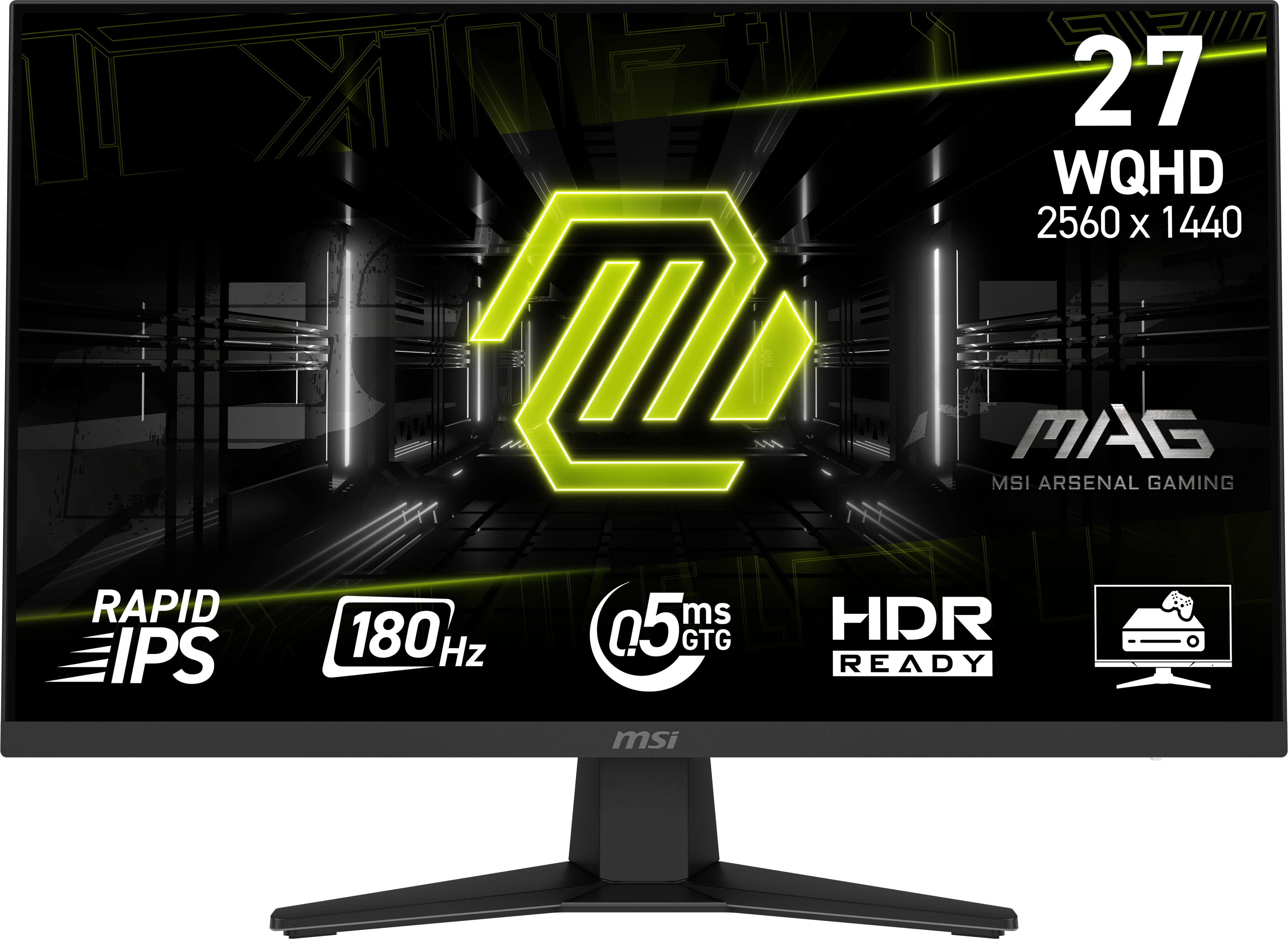 MSI MAG 274QF X24 27 Rapid IPS 2560 x 1440 (2K) DisplayPort HDMI 240 Hz