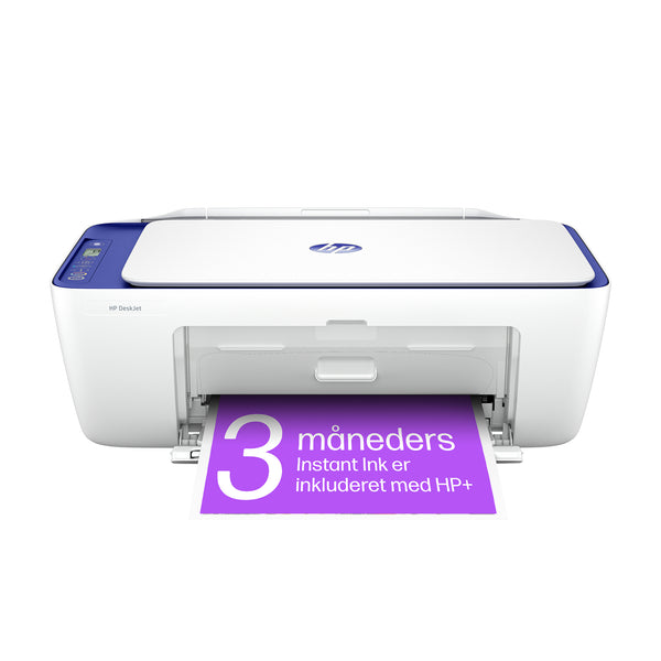 HP DeskJet 2821e Trådløst All-in-One Farve Printer, Instant Ink  Kopimaskine, scanner