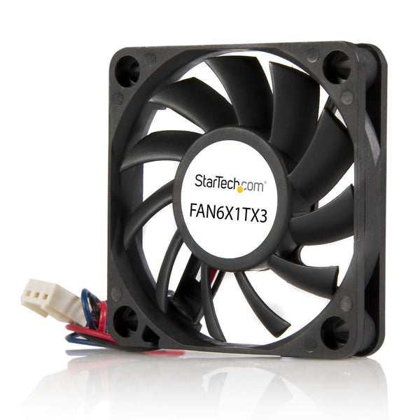 StarTech.com 60x10mm Replacement Ball Bearing Computer Case Fan w/ TX3 Connector - 3 pin case Fan - TX3 Fan - 60mm Fan (FAN6X1TX3) Ventilationspakke for system 1-pack 60 mm