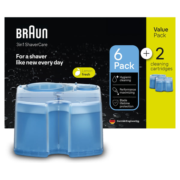 Braun 3-i-1 ShaverCare genopfyldningspatroner til SmartCare 8 stk
