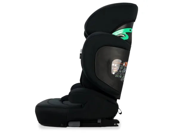 Autostol gruppe 2/3 15-36 kg, ISOFIX muligt, sort — Asalvo