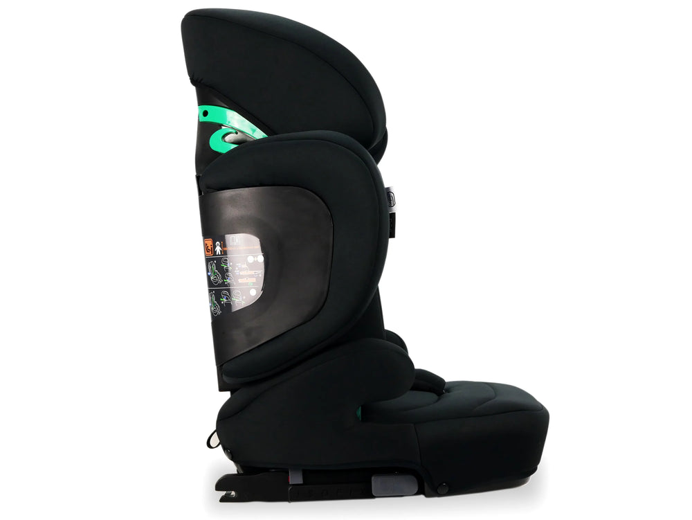Autostol gruppe 2/3 15-36 kg, ISOFIX muligt, sort — Asalvo