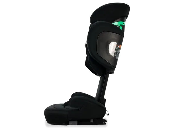 Autostol gruppe 2/3 15-36 kg, ISOFIX muligt, sort — Asalvo