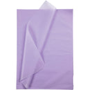 Silkepapir, ark 50x70 cm, 17 g, lys lilla, 25 ark/ 1 pk.