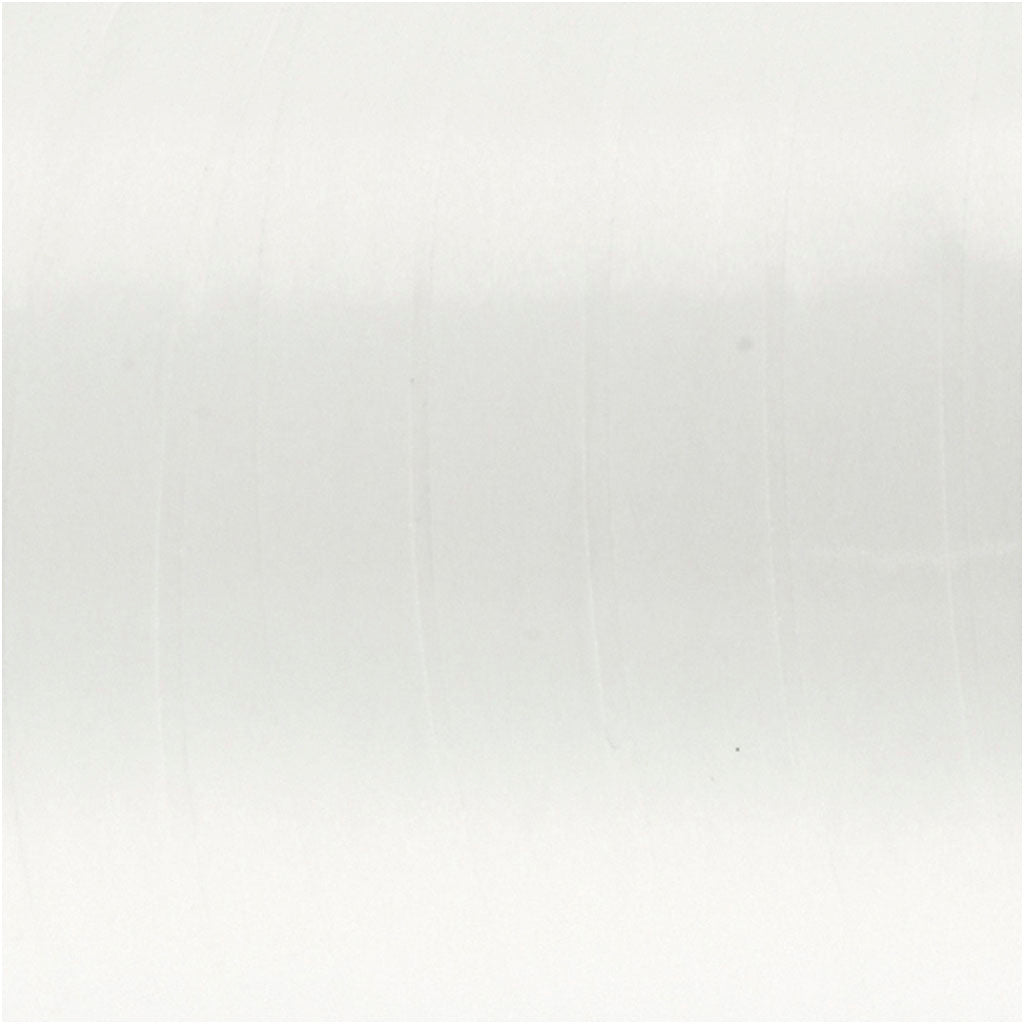 Gavebånd, B: 10 mm, blank, hvid, 250 m/ 1 rl.