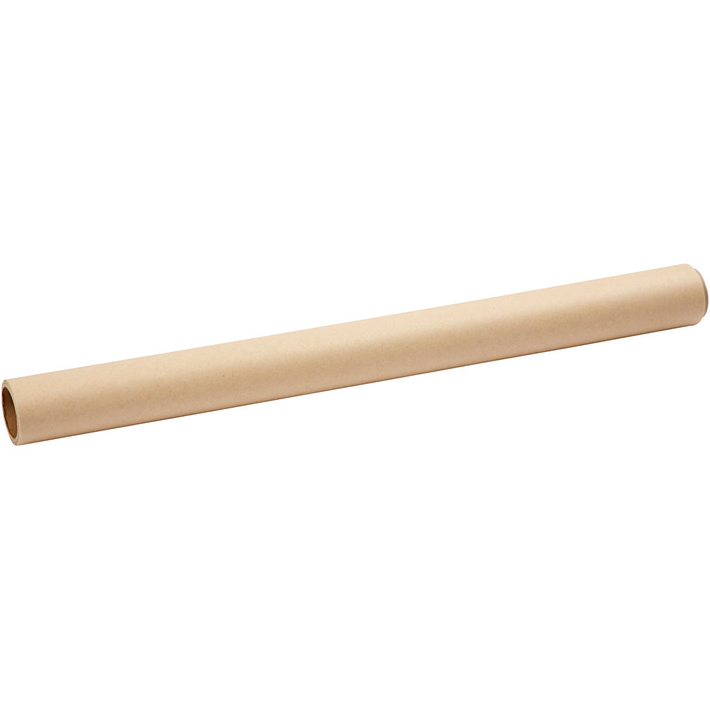 Gavepapir, B: 50 cm, 60 g, beige, 5 m/ 1 rl.