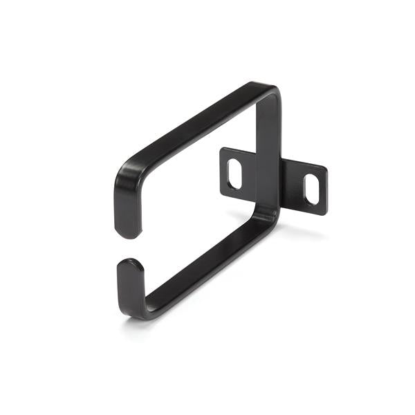 StarTech.com 1U Vertical 2.2 x 3.9in Server Rack Cable Management D-Ring Hook w/ Flexible Opening - Network Rack-Mount Cord Organizer Ring (CMHOOK1U) Ring til kabelstyring Sort