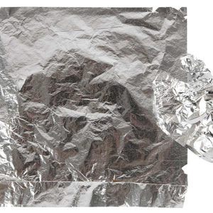 Bladmetal, ark 16x16 cm, sølv, 0,625 m2, 25 ark/ 1 pk.