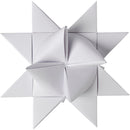 Stjernestrimler, L: 73 cm, B: 25 mm, diam. 11,5 cm, hvid, 100 strimler/ 1 pk.