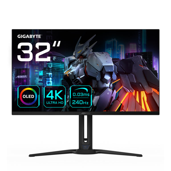 AORUS FO32U2 32 3840 x 2160 (4K) HDMI DisplayPort USB-C 240Hz Pivot Skærm