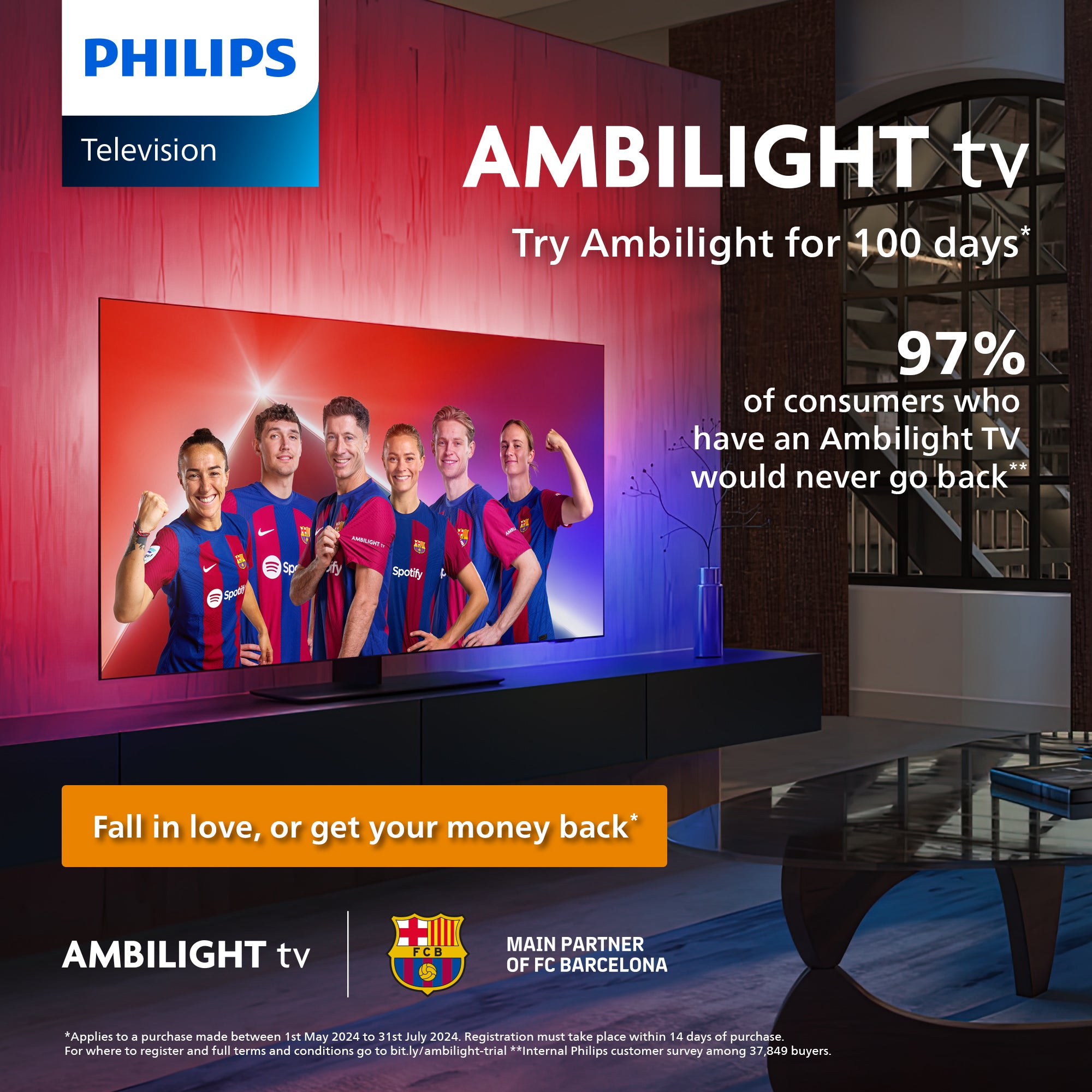 Philips 43PUS8309 43 4K UHD (2160p) Mat sort