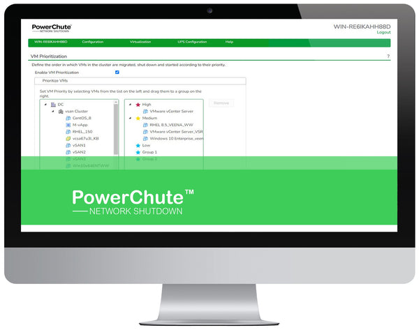 PowerChute Network Shutdown Online & komponentbaserede tjenester 1 år