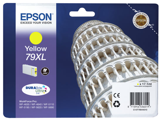 Epson 79XL Gul 2000 sider Blæk C13T79044010