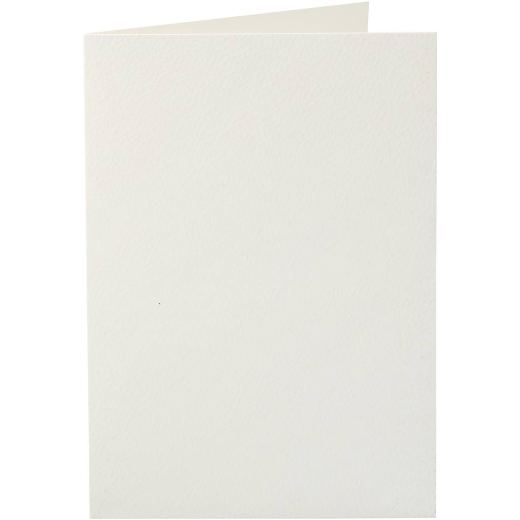 Kort, kort str. 10,5x15 cm, 220, råhvid, 10 stk./ 1 pk.