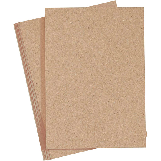 Papir, A4, ark 210x297 mm, 120 g, natur, 20 stk./ 1 pk.