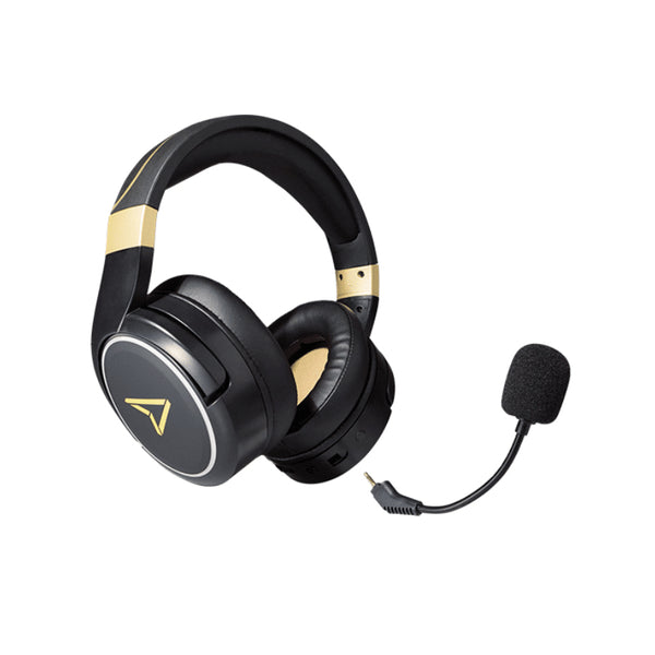Steelplay Metaltech Trådløs Kablet Headset Sort Guld