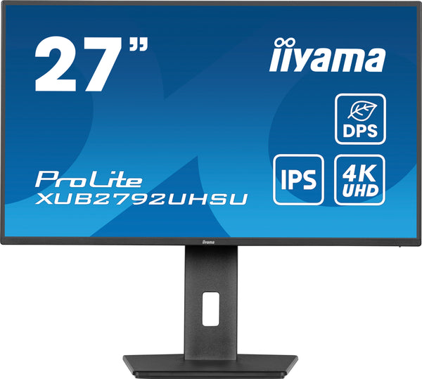 iiyama ProLite XUB2792UHSU-B6 27 3840 x 2160 (4K) HDMI DisplayPort USB-C 60Hz Pivot Skærm