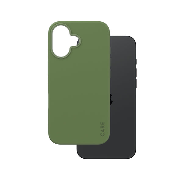 CARE by PanzerGlass Beskyttelsescover Skarpt grøn Apple iPhone 16