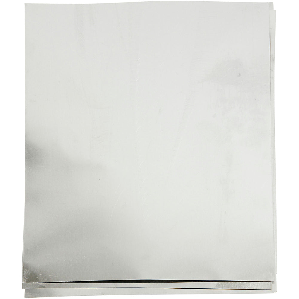 Prægefolie, A5, ark 148x210 mm, tykkelse 0,9 mm, sølv, 10 stk./ 1 pk.