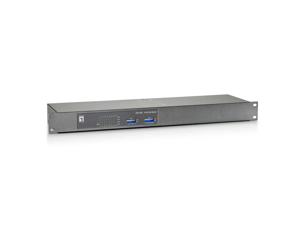 LevelOne FEP-1601W120 Switch 16-porte 10/100  PoE+